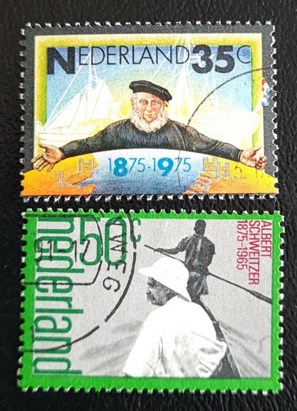 NVPH 1073-1074 GESTEMPELD