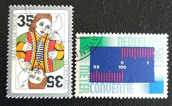 NVPH 1075-1076 GESTEMPELD