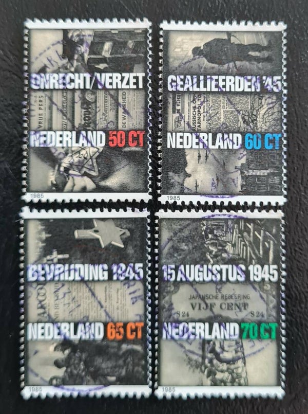 NVPH 1329-1332 GESTEMPELD