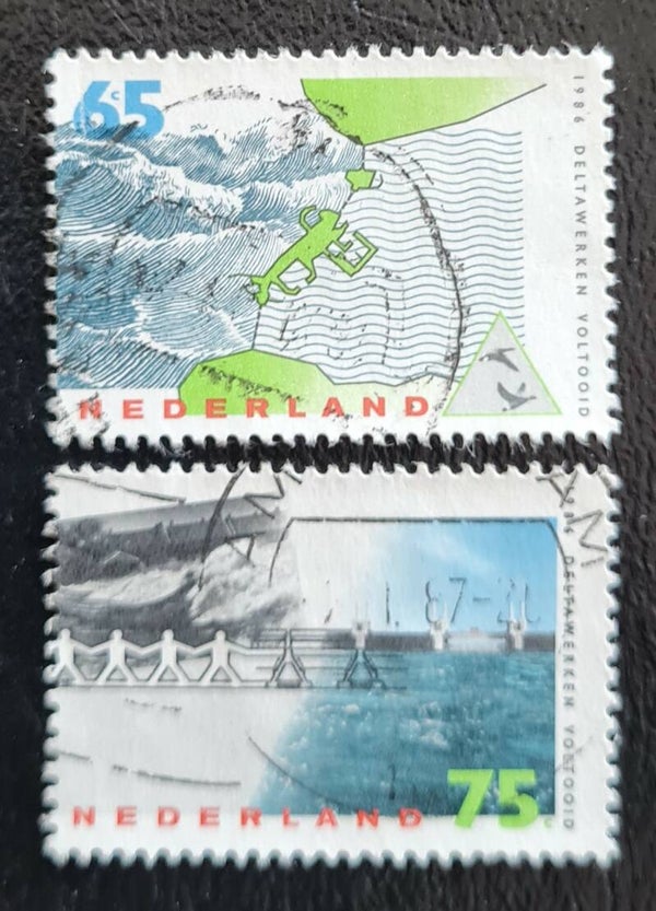 NVPH 1361-1362 GESTEMPELD