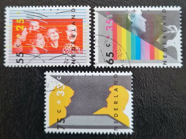 NVPH 1363-1365 GESTEMPELD