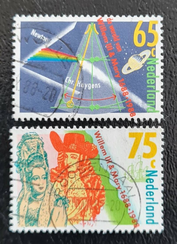 NVPH 1406-1407 GESTEMPELD