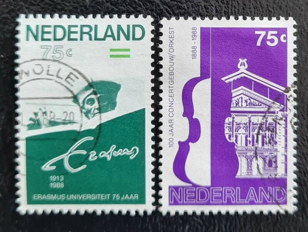NVPH 1412-1413 GESTEMPELD