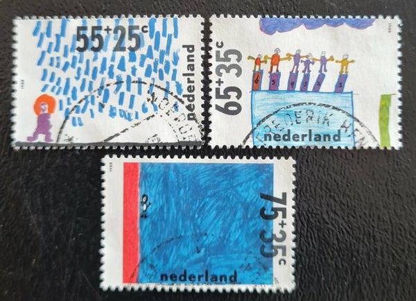 NVPH 1415-1417 GESTEMPELD