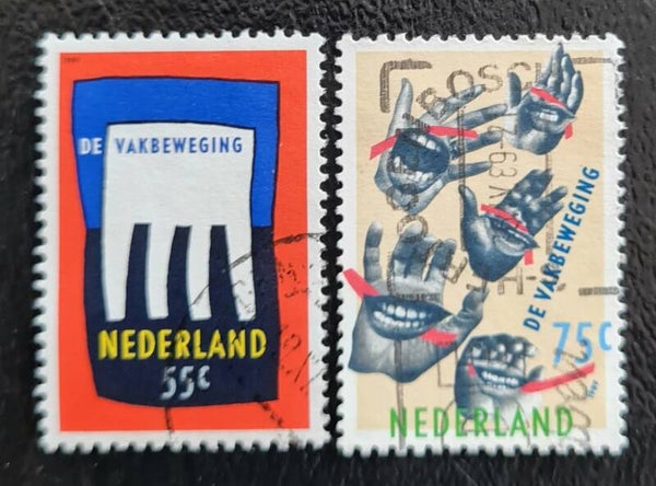 NVPH 1421-1422 GESTEMPELD