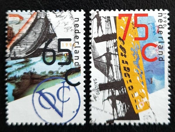 NVPH 1453-1454 GESTEMPELD