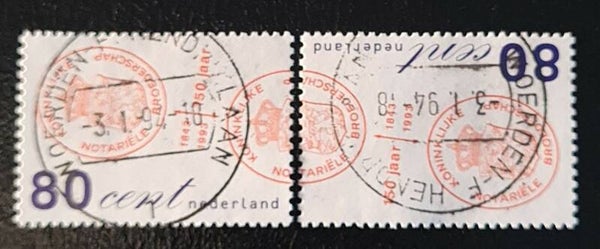 NVPH 1551-1552 GESTEMPELD
