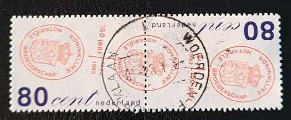 NVPH 1551A-1552A GESTEMPELD