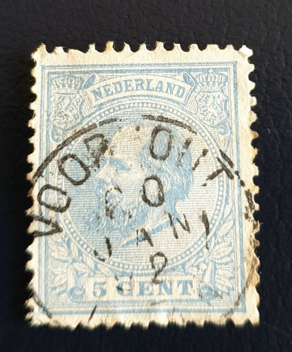 NVPH 19 KLEINROND VOORHOUT