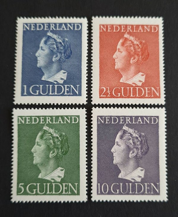 NVPH 346-349 ONGESTEMPELD