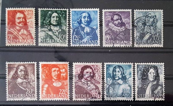 NVPH 412-421 GESTEMPELD