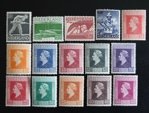 NVPH 428-442 POSTFRIS