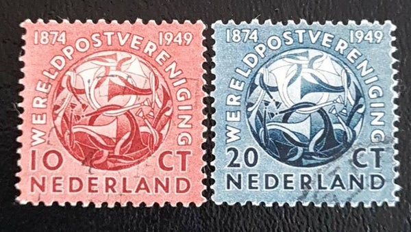 NVPH 542-543 GESTEMPELD