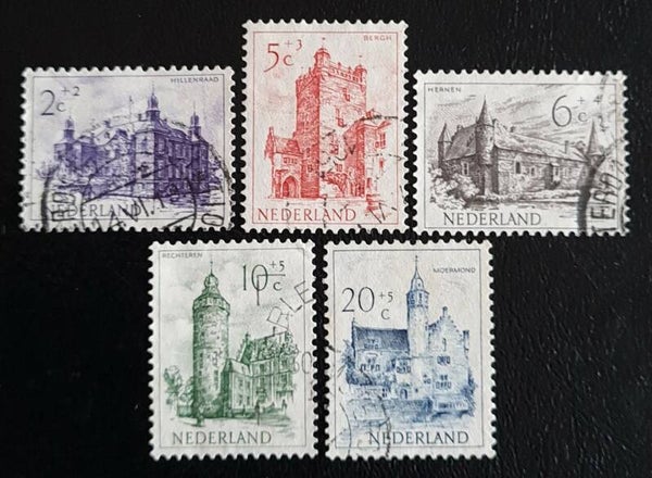 NVPH 568-572 GESTEMPELD