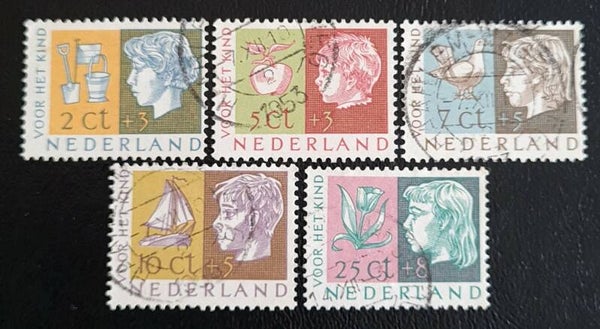NVPH 612-616 GESTEMPELD