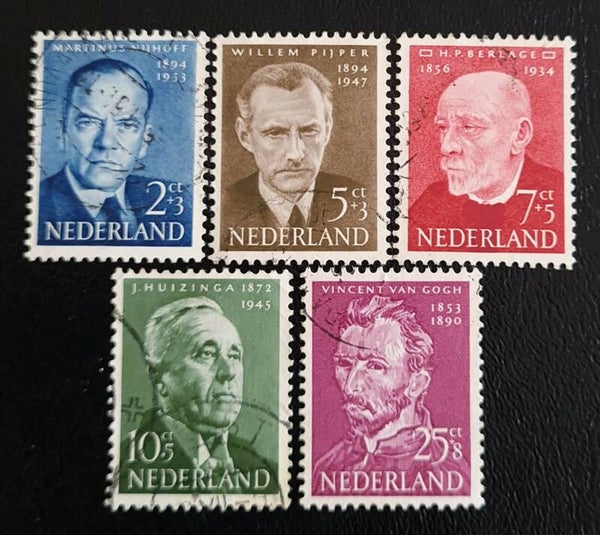 NVPH 641-645 GESTEMPELD