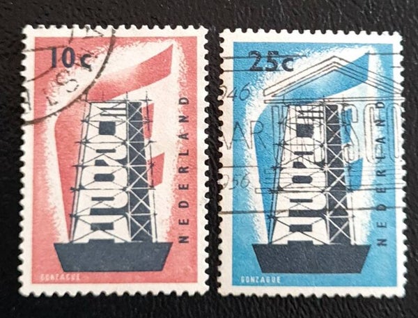 NVPH 681-682 GESTEMPELD