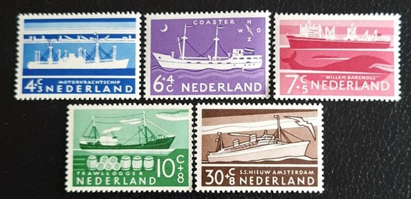 NVPH 688-692 ONGESTEMPELD