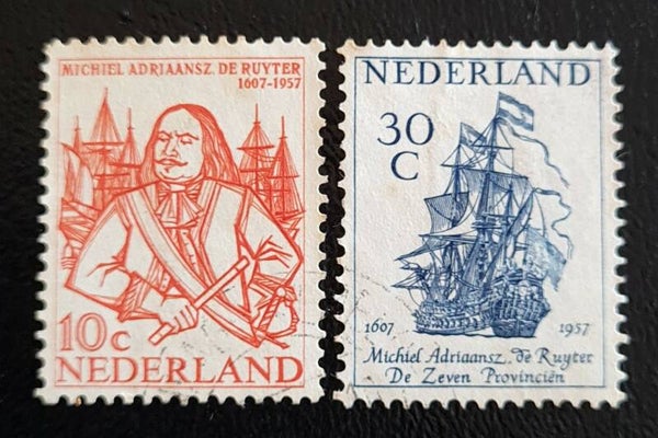 NVPH 693-694 GESTEMPELD