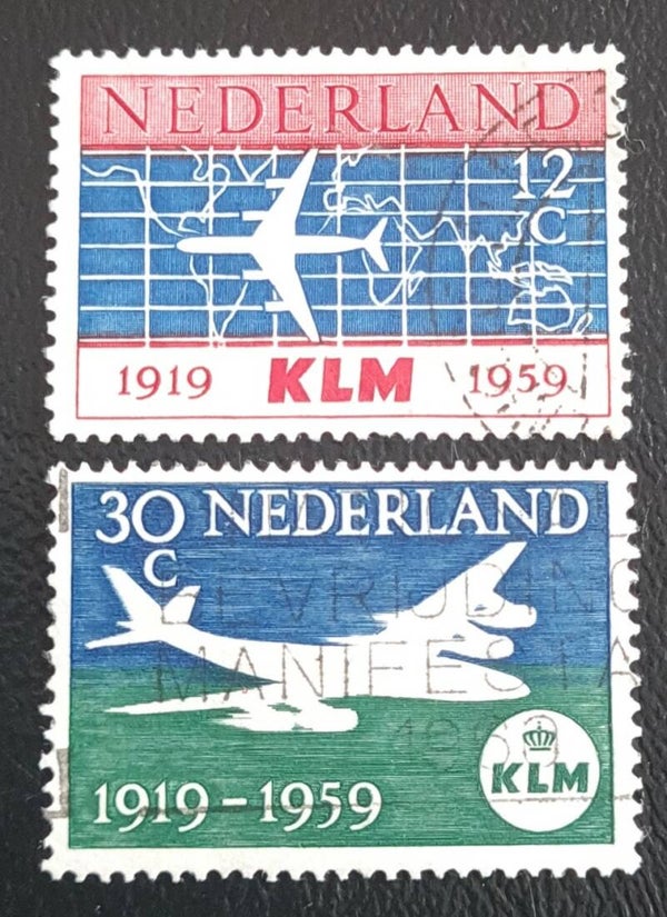 NVPH 729-730 GESTEMPELD