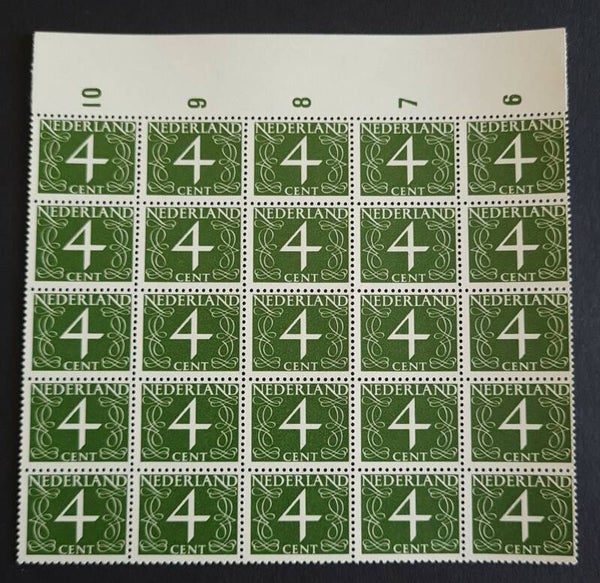 NVPH 774-776 POSTFRIS BLOK VAN 25