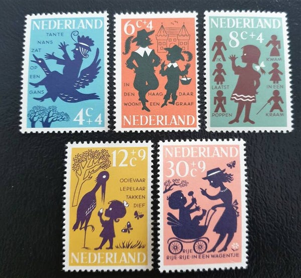 NVPH 802-806 POSTFRIS