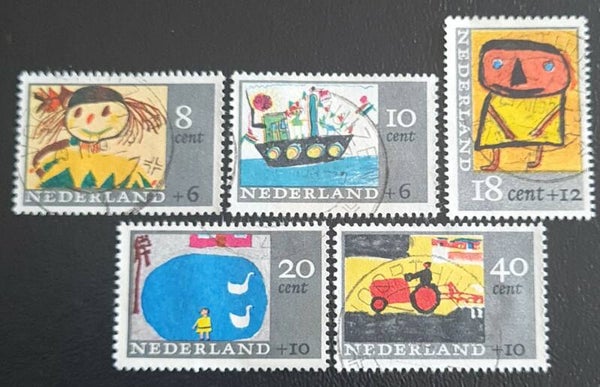 NVPH 849-853 GESTEMPELD