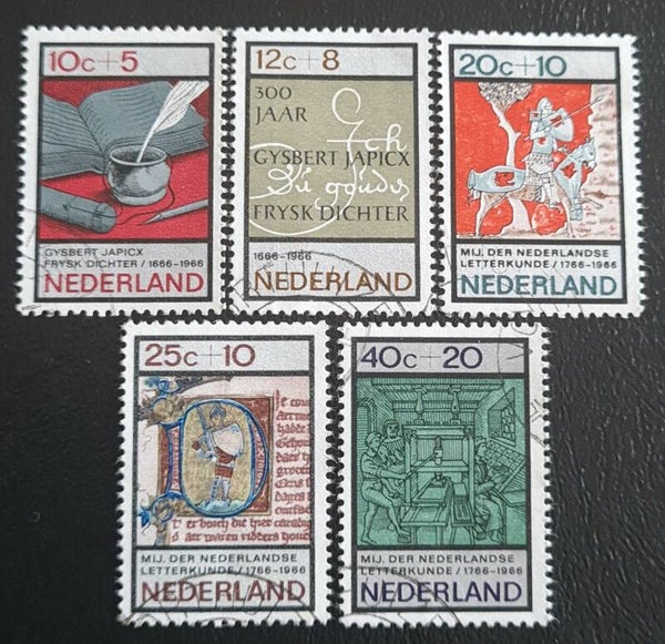 NVPH 859-863 GESTEMPELD