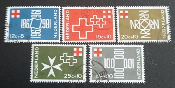 NVPH 889-893 GESTEMPELD