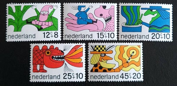 NVPH 912-916 POSTFRIS