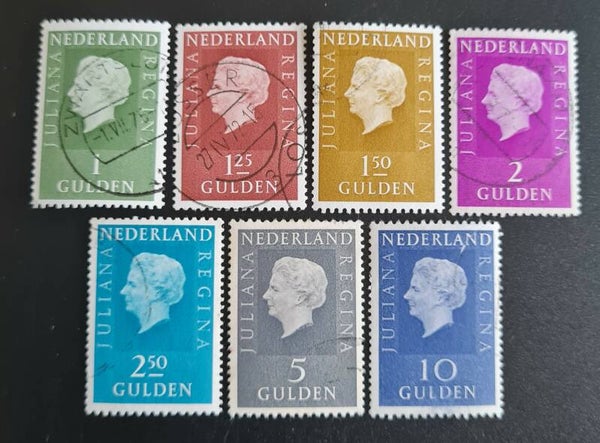 NVPH 952-958 GESTEMPELD