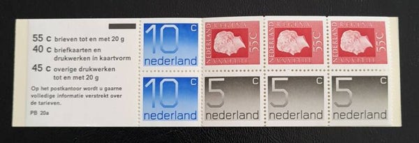 POSTZEGELBOEKJE PB 20A POSTFRIS