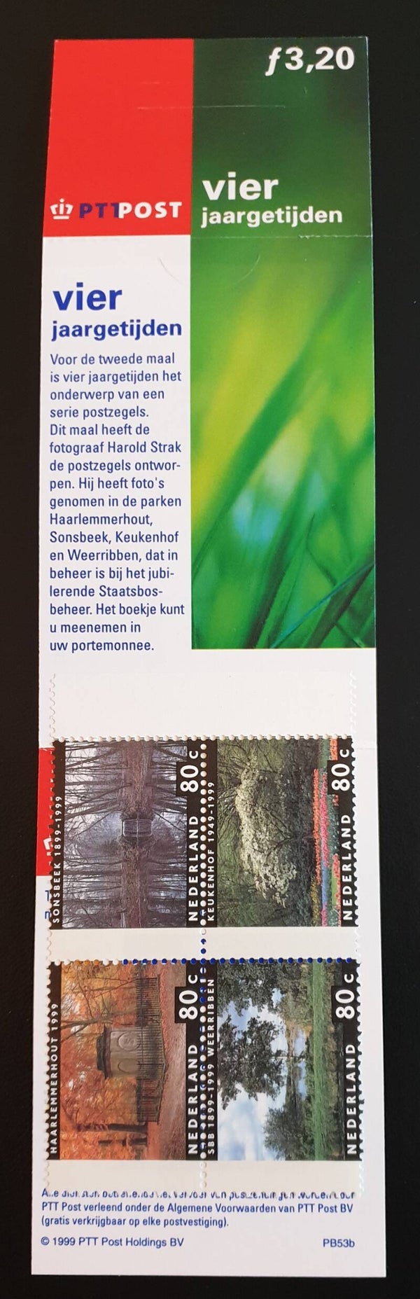 POSTZEGELBOEKJE PB 53B POSTFRIS