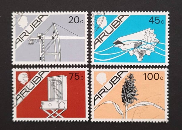 ARUBA NVPH 24-27 GESTEMPELD