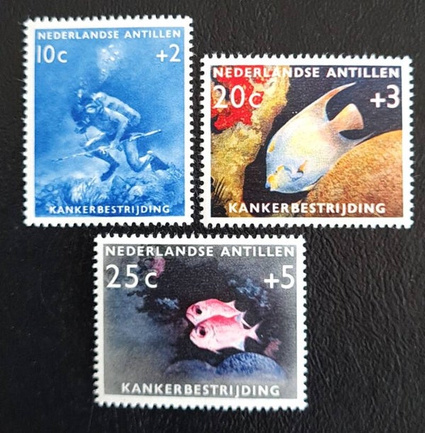 NEDERLANDSE ANTILLEN NVPH 315-317 ONGESTEMPELD