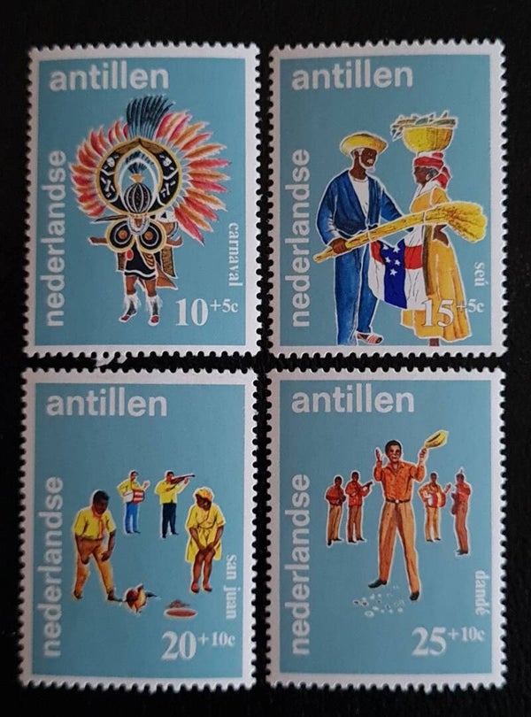 NEDERLANDSE ANTILLEN NVPH 410-413 POSTFRIS