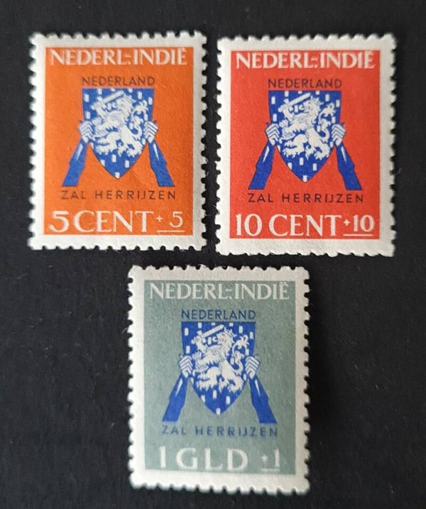 NED. INDIE NVPH 290-292 POSTFRIS
