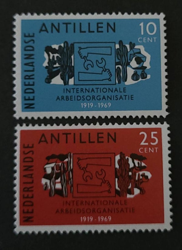 NEDERLANDSE ANTILLEN NVPH 414-415 POSTFRIS