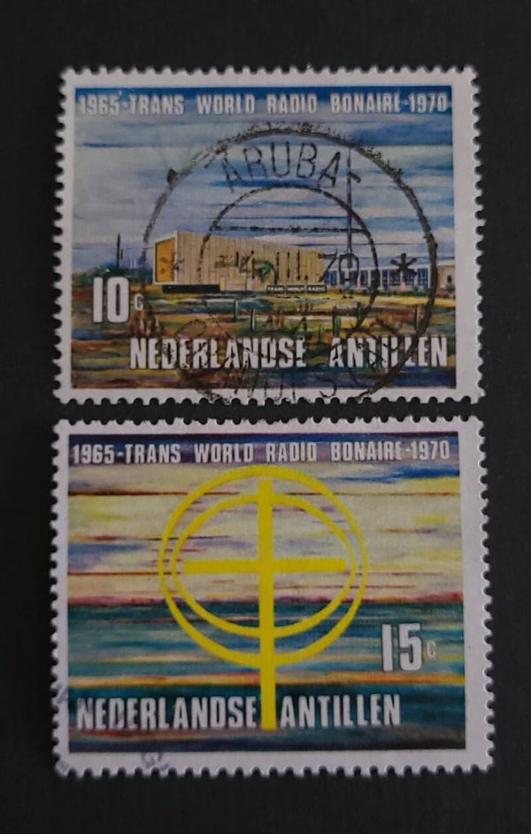 NEDERLANDSE ANTILLEN NVPH 421-425 GESTEMPELD