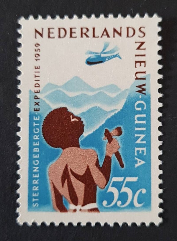 NEDERLANDS NIEUW-GUINEA NVPH 53 ONGESTEMPELD