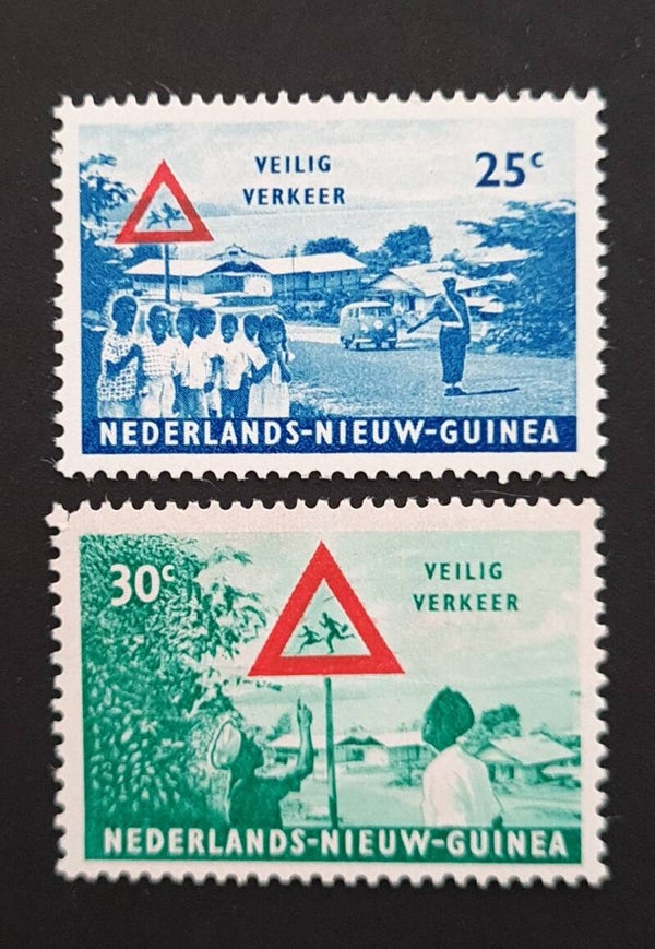NEDERLANDS NIEUW-GUINEA NVPH 73-74 POSTFRIS