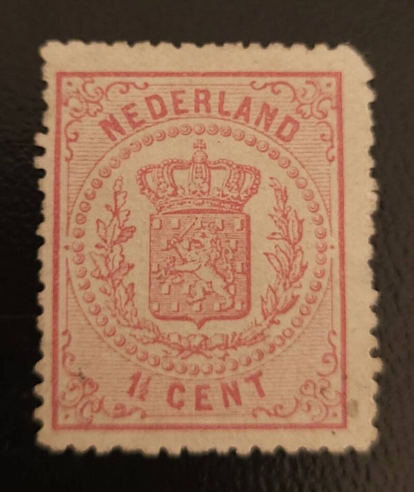 NVPH 16A ONGESTEMPELD