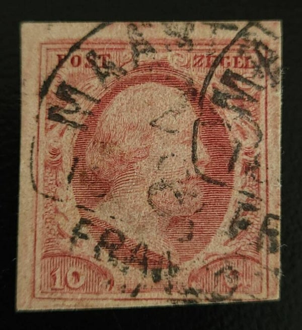 NVPH 2G HALFROND MAASTRICHT-C  + ATTEST