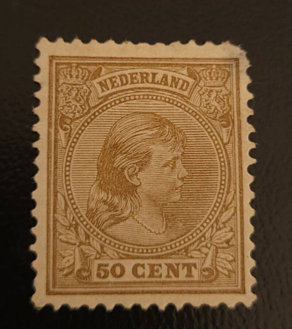 NVPH 43 ONGESTEMPELD