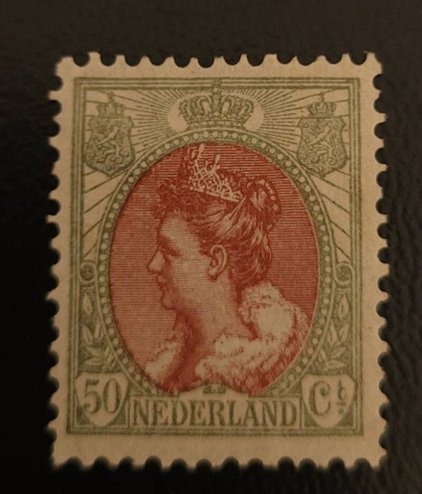 NVPH 74 ONGESTEMPELD