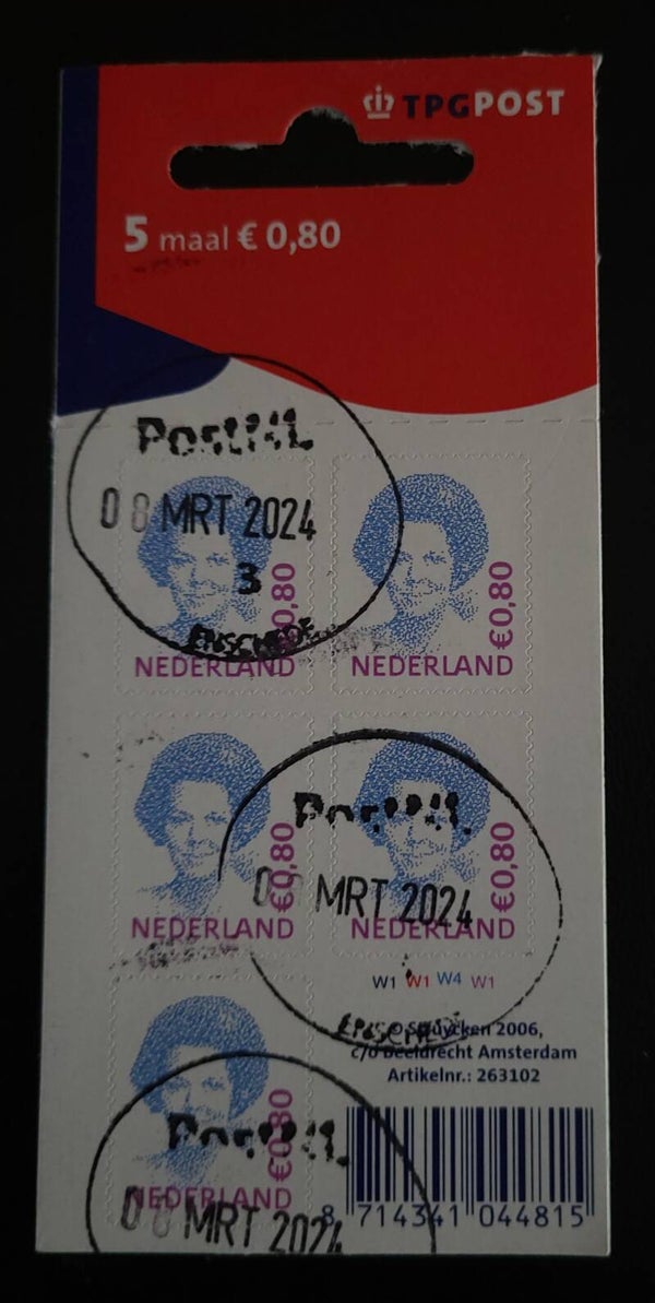 NVPH Vaa2392 GESTEMPELD