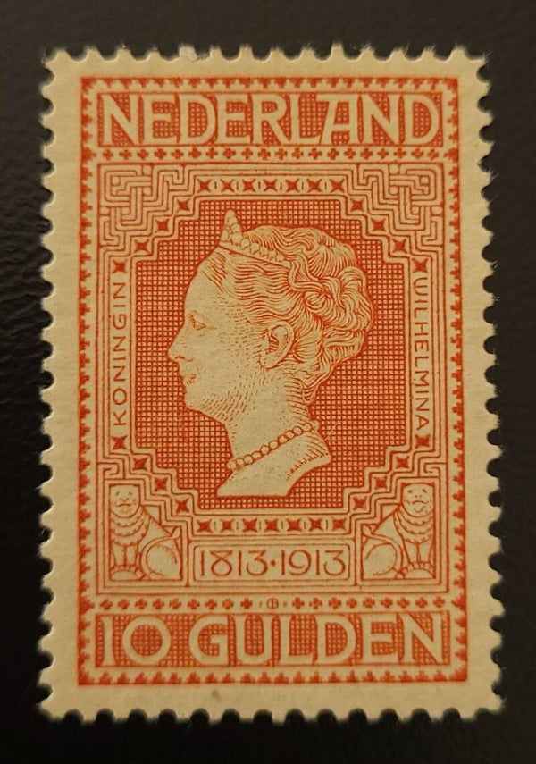 NVPH 101 ONGESTEMPELD + ATTEST