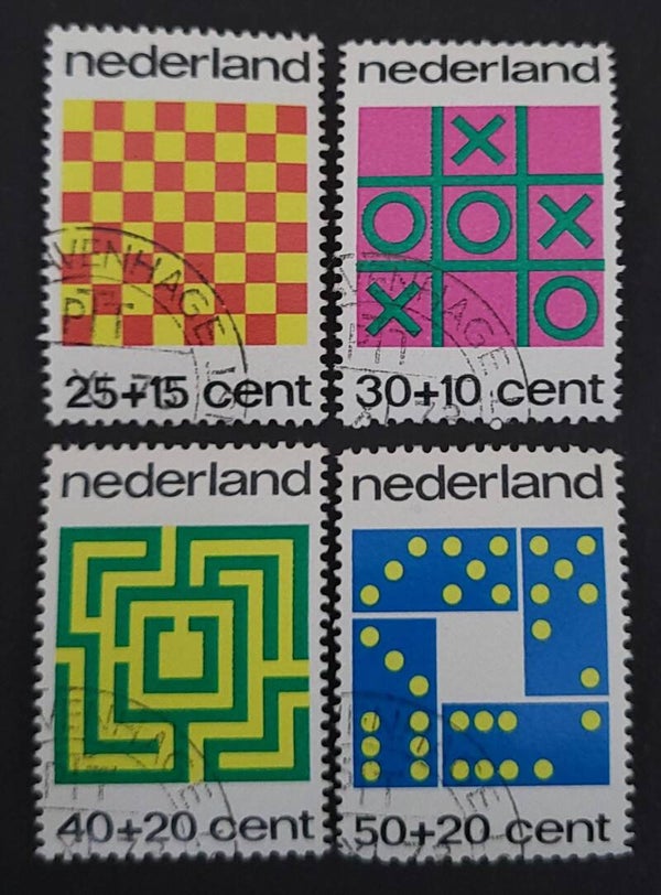 NVPH 1038-1041 GESTEMPELD