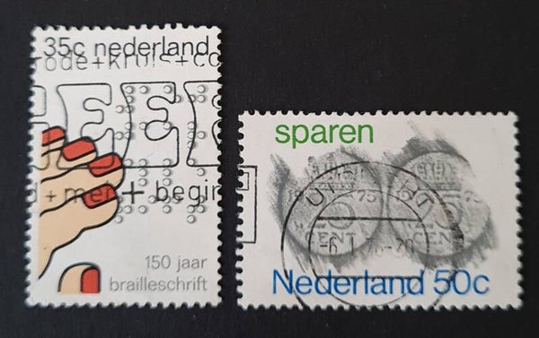 NVPH 1077-1078 GESTEMPELD