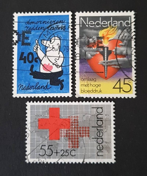 NVPH 1161-1163 GESTEMPELD